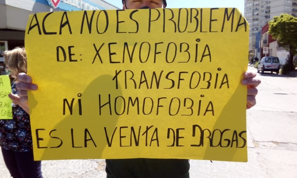 VECINOS DE LA ZONA ROJA VOLVIERON A MOVILIZARSE PARA RECLAMAR SEGURIDAD