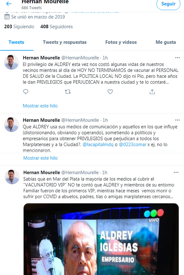 VOLVIÓ EL “FRANCES” MOURELLE Y ESTUVO PICANTE EN LAS REDES SOCIALES