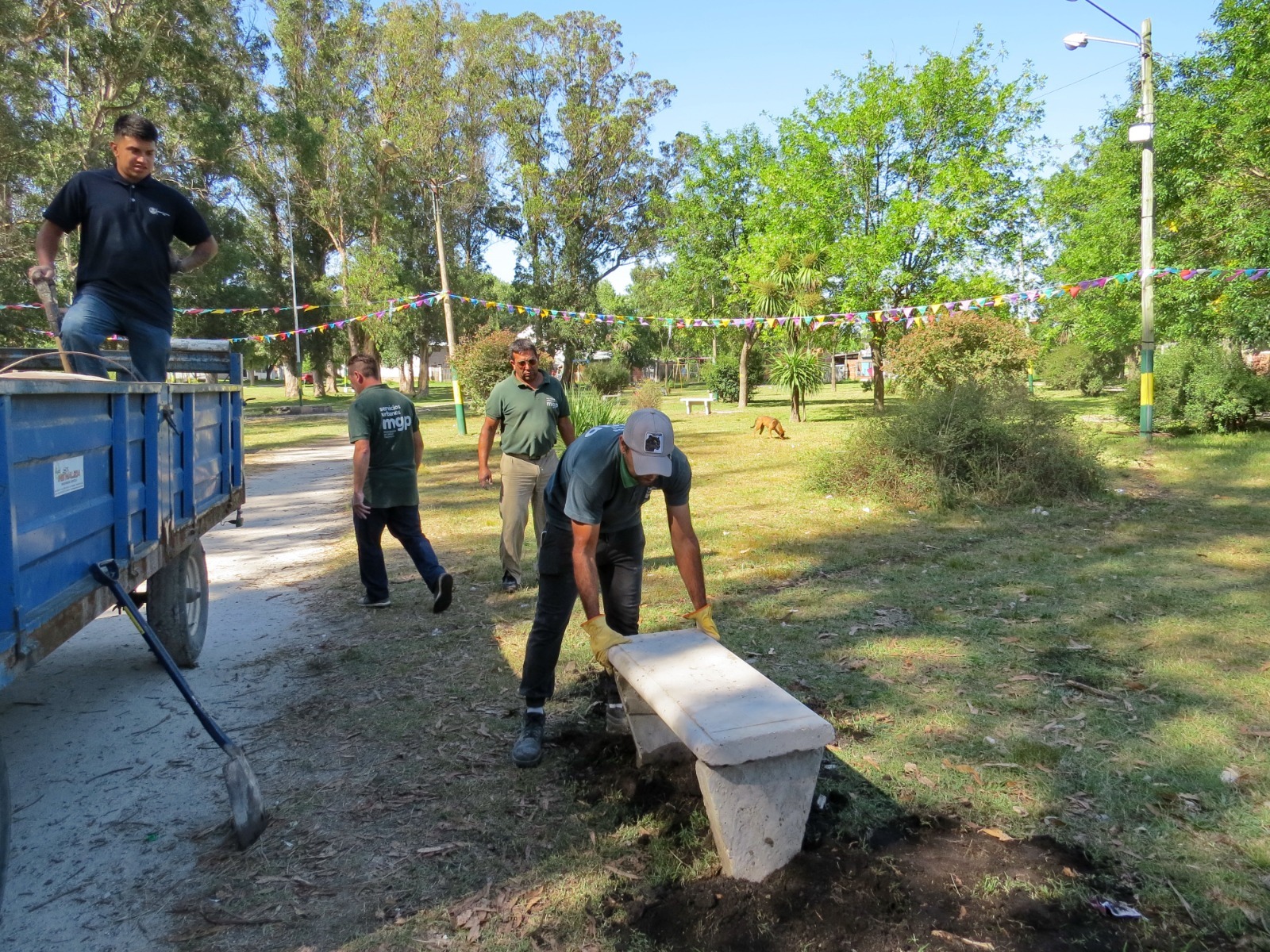 El Municipio trabajó en la mejora y acondicionamiento de seis espacios verdes