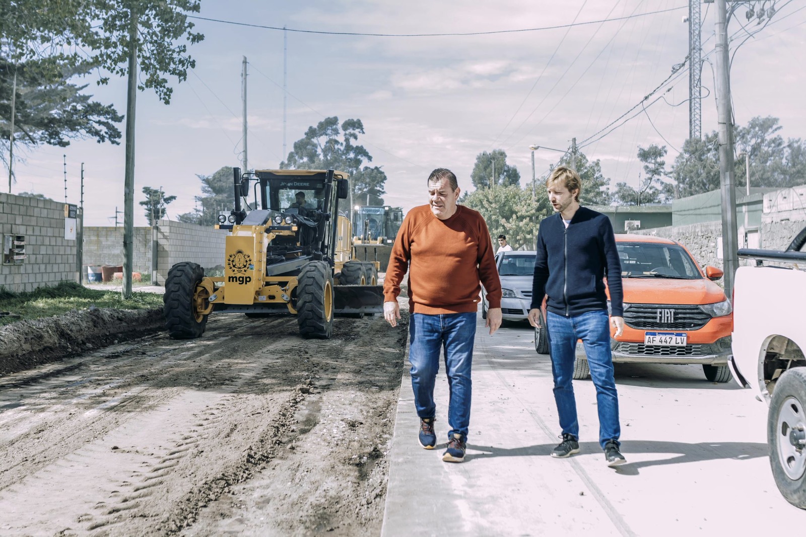 La Municipalidad lleva adelante obras de pavimentación en el barrio Don Emilio