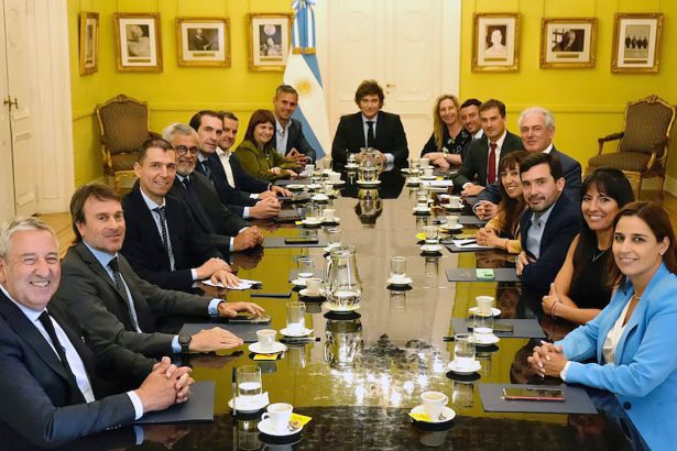 Javier Milei se reunió con la UCR y pide más apoyo y los "radicales con peluca" exigen armar un interbloque