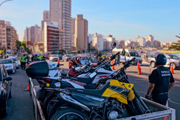 El Municipio intensifica controles en vía pública: 171 infracciones por trapitos y cuidacoches y 105 motos secuestradas en una semana