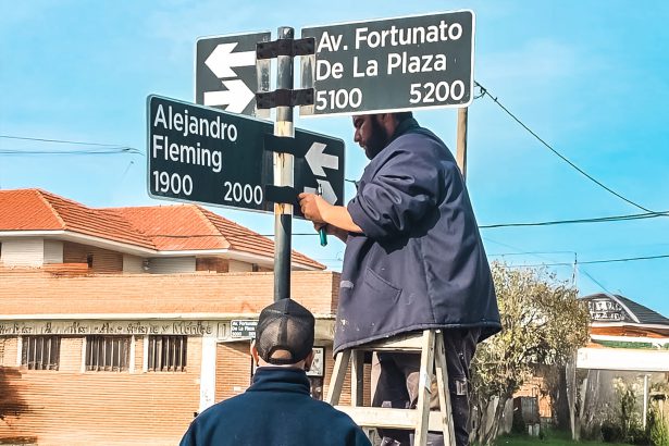 Modificaron el sentido de circulación en la calle Fleming, entre Fortunato de la Plaza y Vértiz