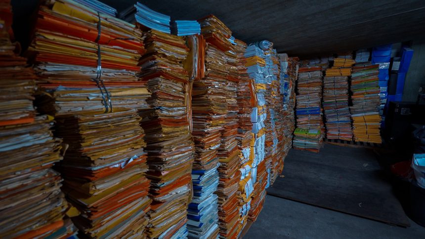 El Municipio recicló más de 106.000 expedientes en papel