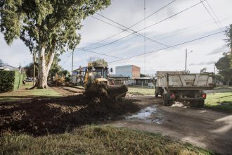 El Municipio reparó 73 cuadras y limpió microbasurales en Batán