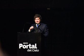 Javier Milei inauguró el templo evangélico más grande del país y apuntó contra el peronismo: "Están empezando a caer presos"