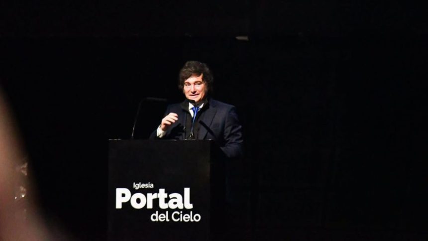 Javier Milei inauguró el templo evangélico más grande del país y apuntó contra el peronismo: "Están empezando a caer presos"