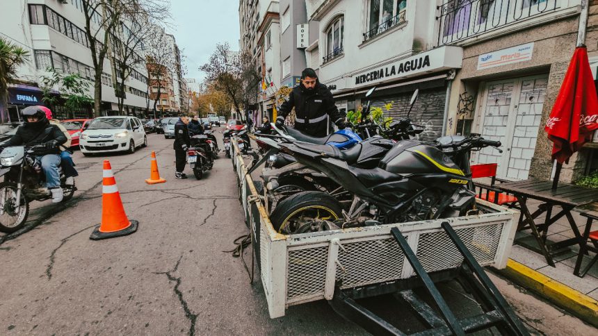 Controles en vía pública: 230 motos secuestradas, 28 infracciones a trapitos y 9 aprehendidos en lo que va de julio