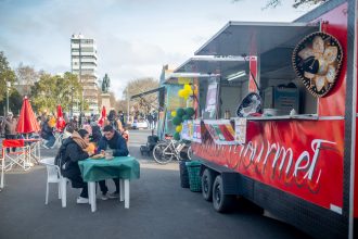 Muro en Sabores sobre Ruedas: "La ciudad del sí no se negocia, se defiende"