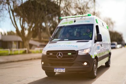 Personal de SAME asistió a una madre a dar a luz