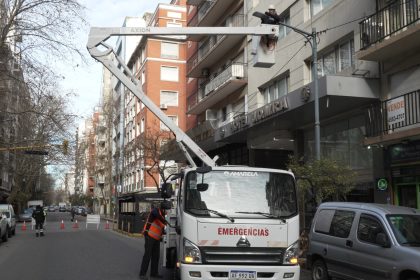 Cortes de tránsito programados para este sábado por recambio de luminarias