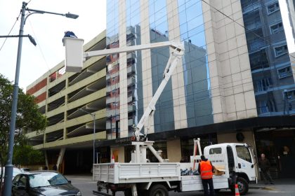 Avanzan las obras de iluminación LED en la ciudad