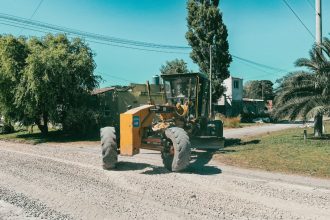 El Municipio reparó 215 cuadras en Estación Camet y barrios de la ruta 2