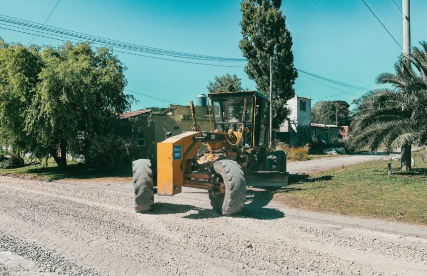 El Municipio reparó 215 cuadras en Estación Camet y barrios de la ruta 2