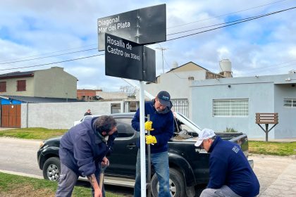 El Municipio instala nuevas señales de tránsito y ordenamiento vehicular en Batán