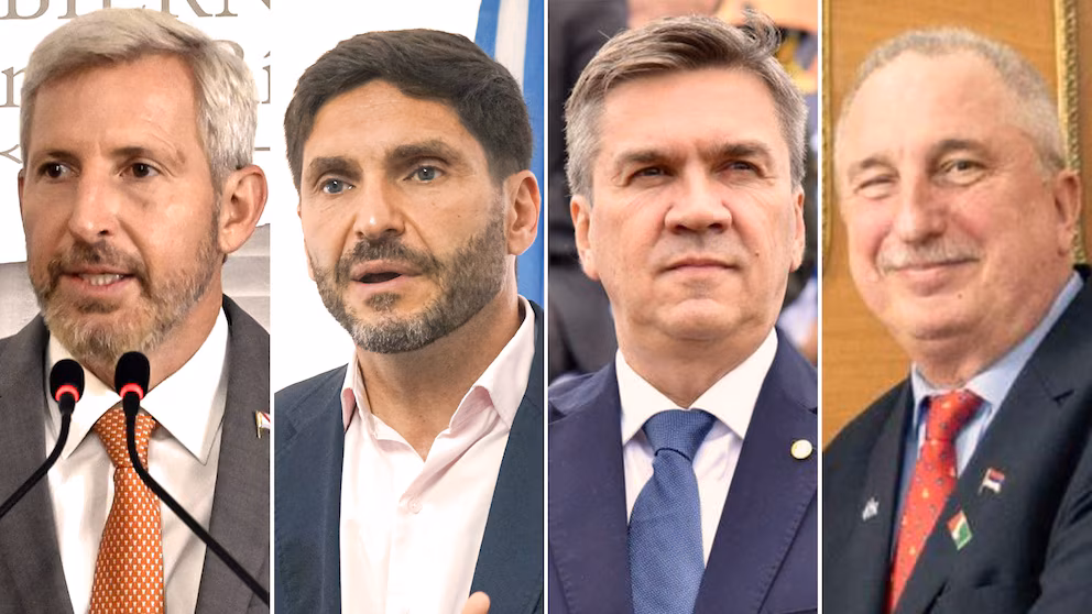 Los Gobernadores Rogelio Frigerio (Entre Ríos), Maximiliano Pullaro (Santa Fe), Leandro Zdero (Chaco) y Hugo Passalaqua (Misiones) recibieron fondos adeudados