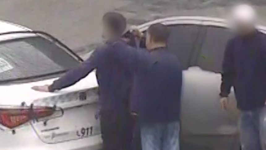 A través de las cámaras del COM, aprehendieron a un hombre que intentó robar una camioneta