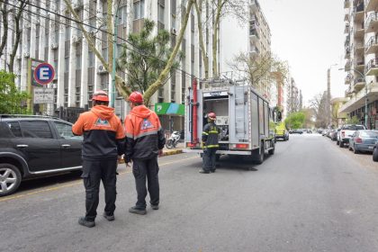 El Municipio participó en un ejercicio de evacuación controlada en Tribunales