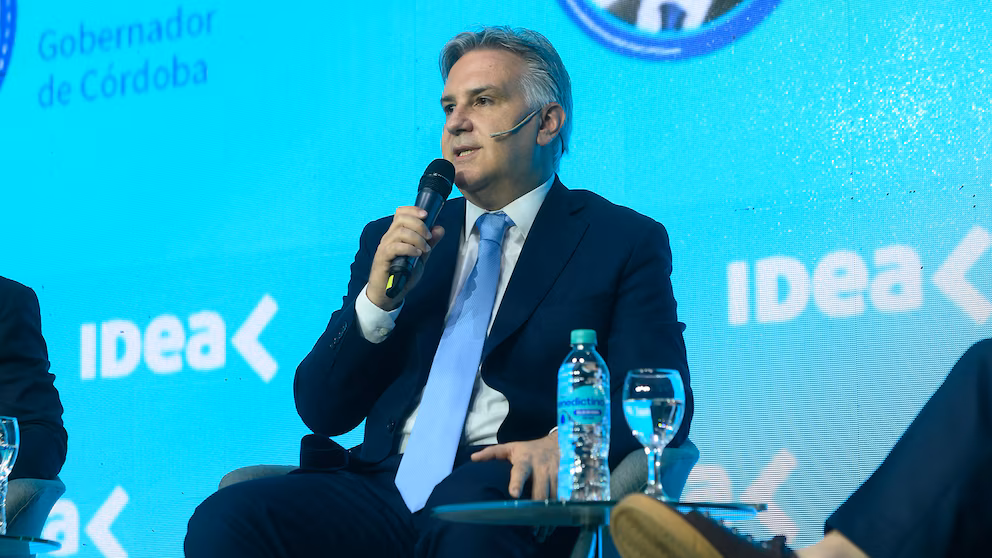 El Gobernador de Córdoba, Martín Llaryora