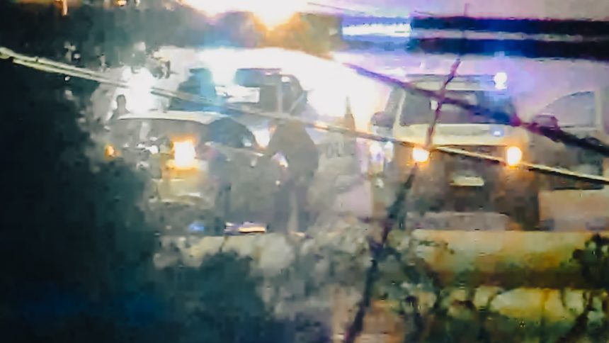 A través de las cámaras del COM se logró interceptar un vehículo robado