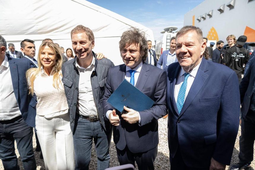 Con la presencia de Milei, Santilli y Montenegro: inauguran la planta de Lamb Weston