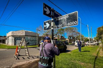 La Municipalidad modificó el sentido de circulación de calles en el barrio Villa Primera