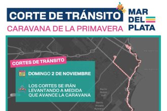 El Municipio informa los cortes de tránsito por la celebración de la Caravana de la Primavera