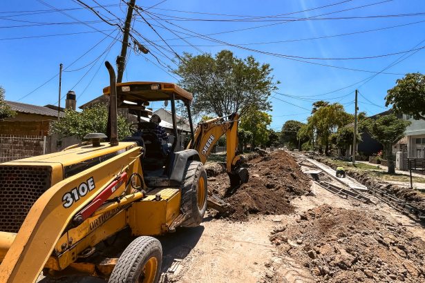 Avanzan las obras viales en distintos puntos de la ciudad