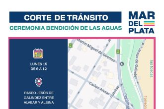 Este lunes se realiza la inauguración de la temporada de verano con la Bendición de las Aguas