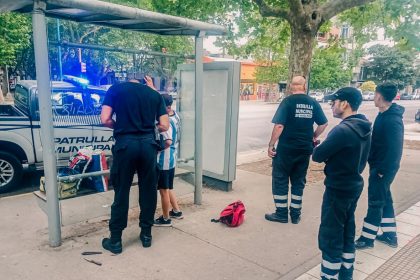 La Patrulla Municipal intervino ante un trapito que realizaba disturbios en la vía pública en Luro y 20 de Septiembre