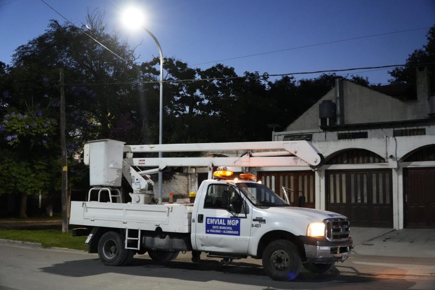 El Municipio instaló 175 luminarias LED en la última semana