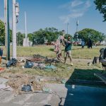 El Municipio realizó operativo de limpieza y recuperación integral en la Plaza Belgrano