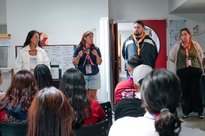 Scouts Argentina realiza acciones comunitarias y puesta en valor del CAPS La Peregrina