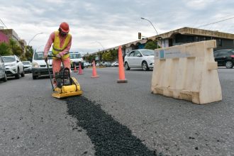 Bacheo Express: más de 800 baches en casi 300 cuadras de cobertura