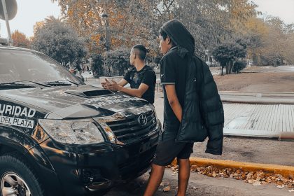 La Patrulla Municipal intervino por acampe en la vía pública