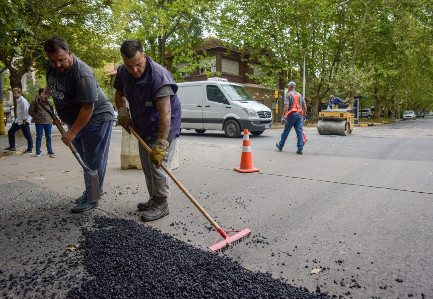 El Municipio continúa avanzando con el plan de Bacheo Express y ya se acerca a los 5.000 baches reparados