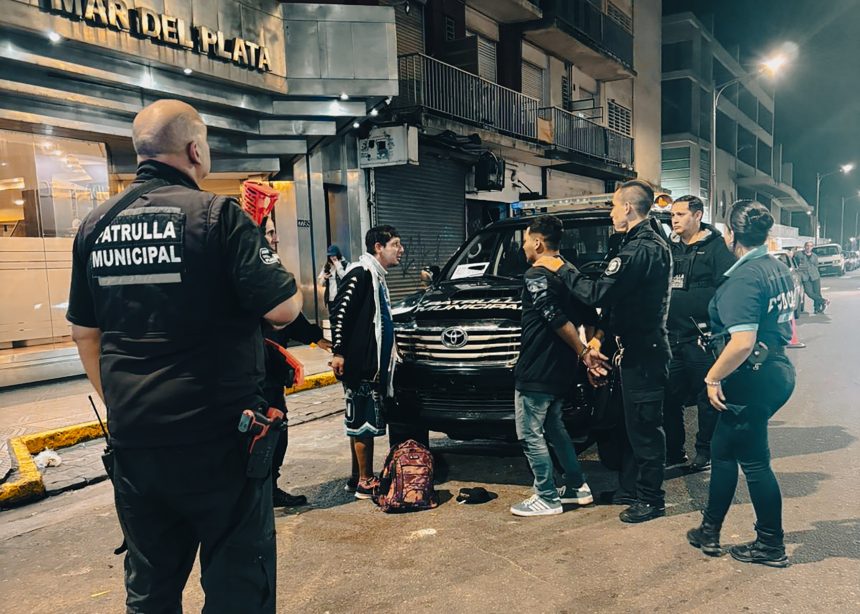 Delincuentes del espacio público fueron aprehendidos tras amenazar al personal y generar disturbios en la vía pública