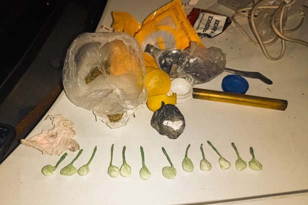 Delincuente del espacio público fue aprehendido con cocaína fraccionada durante un operativo preventivo en el centro