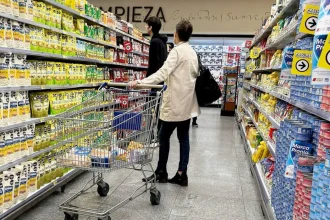 La inflación de mayo fue de un 2,1% y la interanual ascendió a 33,2%