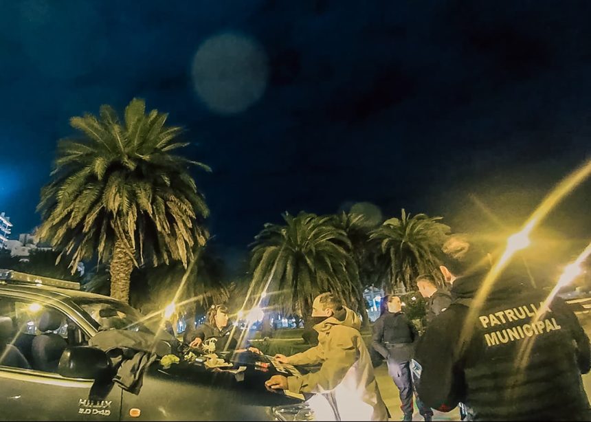 Operativo preventivo en Plaza Colón: un aprehendido con pedido de paradero activo