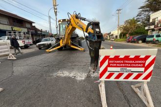 El Municipio inicia una obra de reparación integral de pavimentos en Tejedor y Estrada
