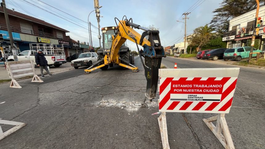 El Municipio inicia una obra de reparación integral de pavimentos en Tejedor y Estrada