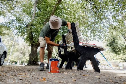 El Municipio refuerza el mantenimiento y la limpieza en Plaza San Martín