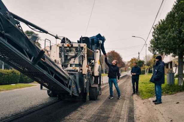 El Municipio culminó la repavimentación en la calle Marcos Sastre