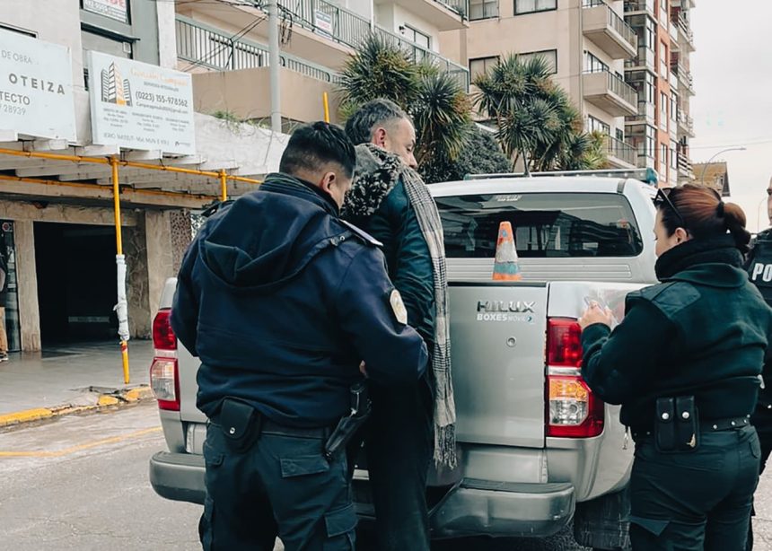 Delincuente del espacio público intentó escapar de un control, agredió al personal y terminó aprehendido