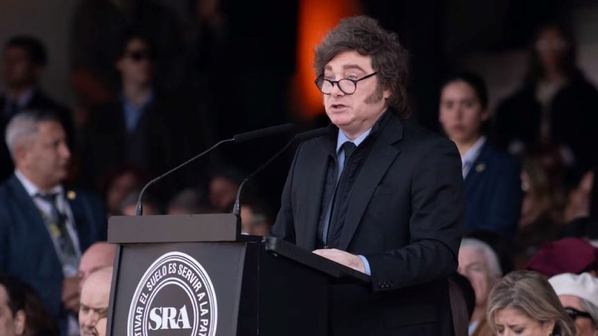 Javier Milei cerró la Exposición Rural y prometió la quita de la retenciones: "El campo va a dar un giro de 360° grados"