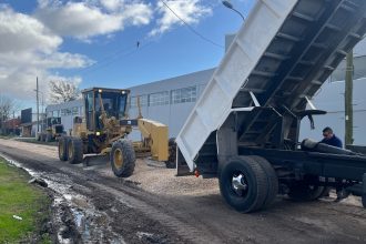 El Municipio realizó el mantenimiento y repaso de 400 calles de granza durante junio