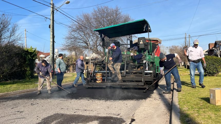 El Municipio finalizó las obras de repavimentación en el barrio Colinas de Peralta Ramos