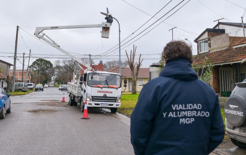 El Municipio ya renovó más de 400 luminarias en los primeros días del Plan 100% LED
