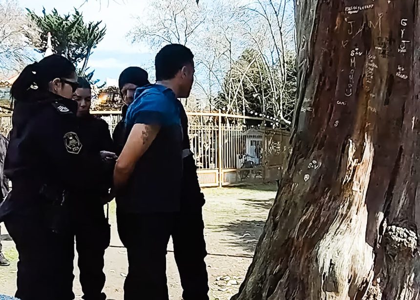 La Patrulla Municipal intervino en la aprehensión de un delincuente del espacio público tras incumplir una restricción de acercamiento